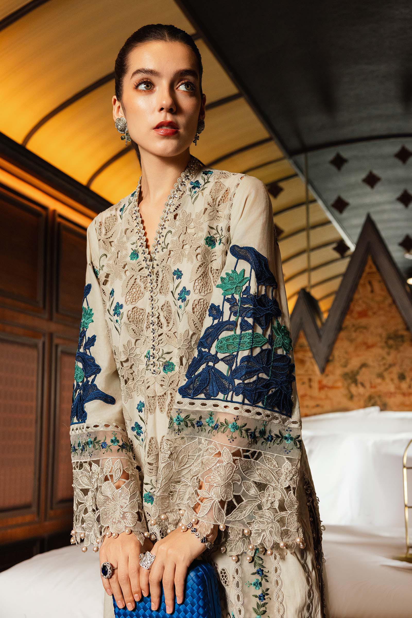 Maria B | luxury Lawn 26 | EL-26-08 - by Libasekhas UK - Registered Vendor of : Maria B - 100% Original Designer Dress