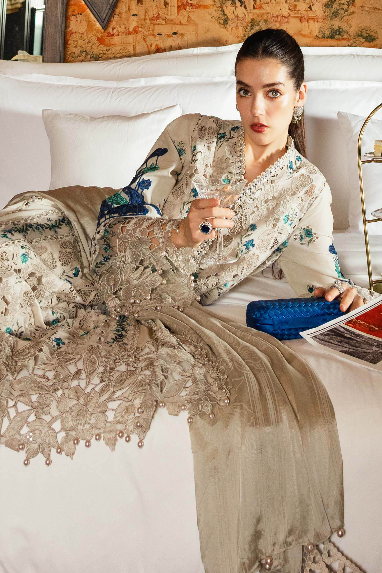 Maria B | luxury Lawn 26 | EL-26-08 - by Libasekhas UK - Registered Vendor of : Maria B - 100% Original Designer Dress