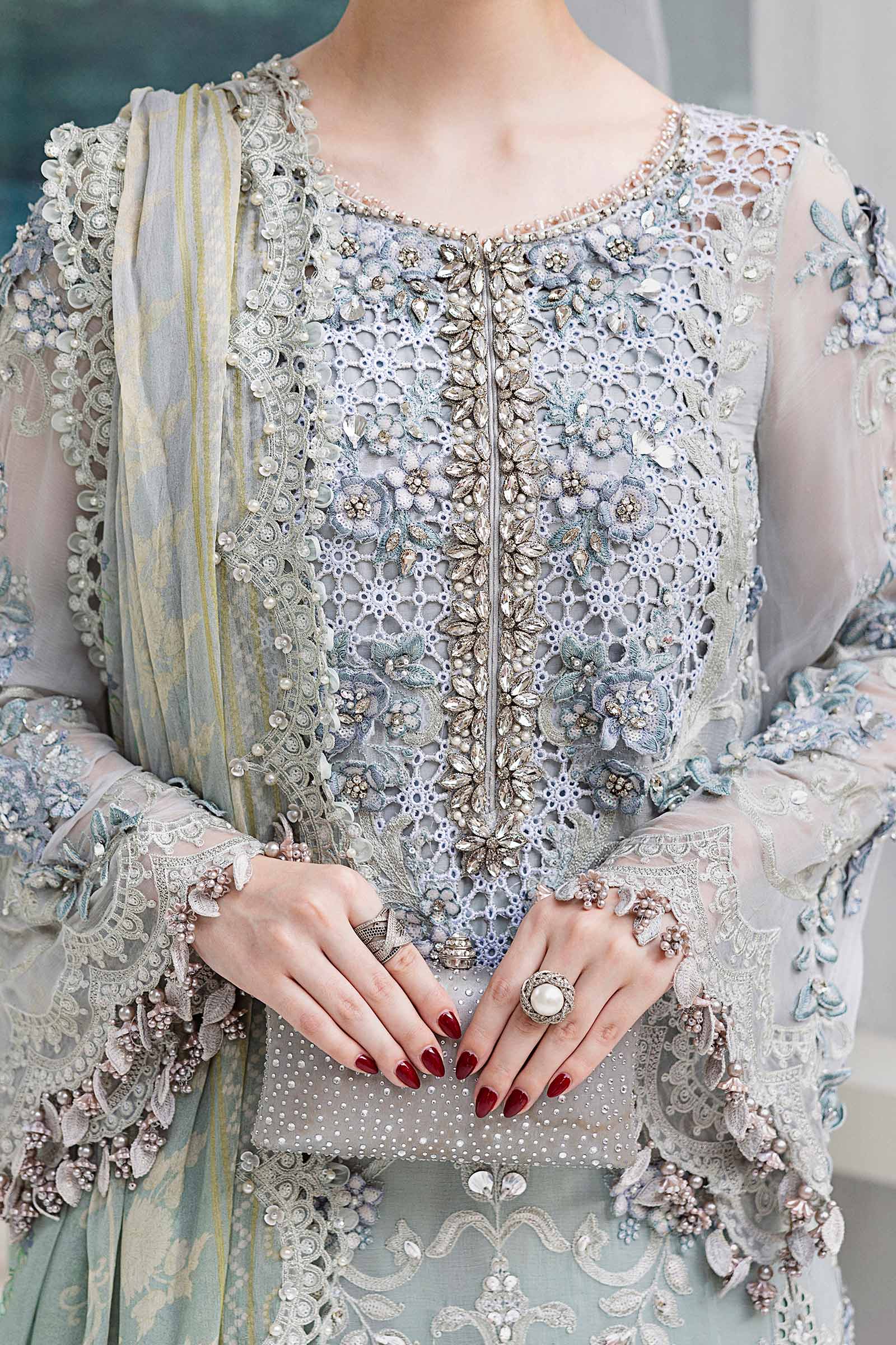 Maria B | Chiffon Formals 25 | MPC-25-108 - by Libasekhas UK - Registered Vendor of : Maria B - 100% Original Designer Dress