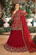 Maria B | Mbroidered Formals 24 | Organza Suit | BD-2908 - by - Libasekhas UK - Registered Vendor of : Maria B - 100% Original Designer Dresss
