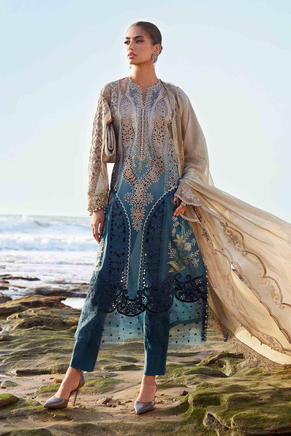 Maria B | Eid Collection 25 | 25-08 - by - Libasekhas UK - Registered Vendor of : Maria B - 100% Original Designer Dresss