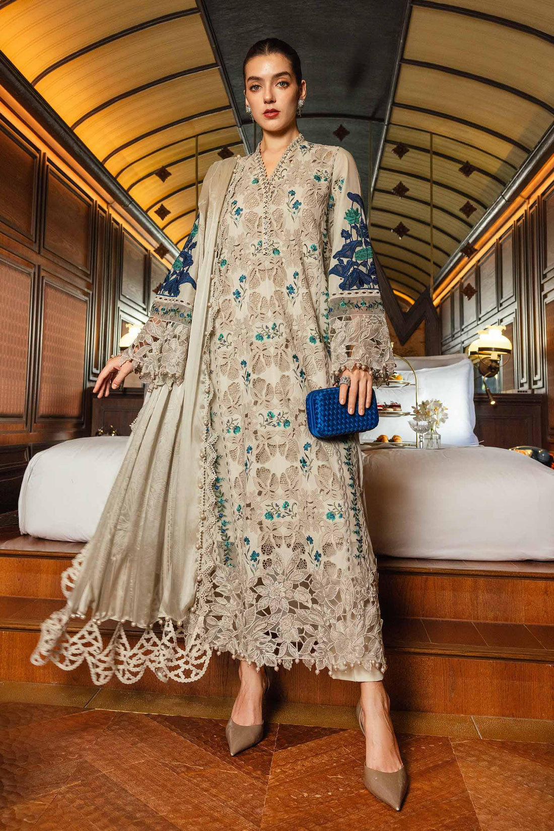 Maria B | luxury Lawn 26 | EL-26-08 - by Libasekhas UK - Registered Vendor of : Maria B - 100% Original Designer Dress