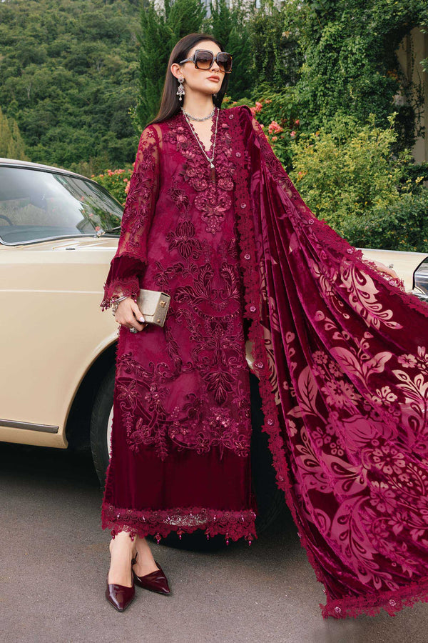 Maria B | Winter Luxe 25 | WL-1308 - by Libasekhas UK - Registered Vendor of : Maria B - 100% Original Designer Dress