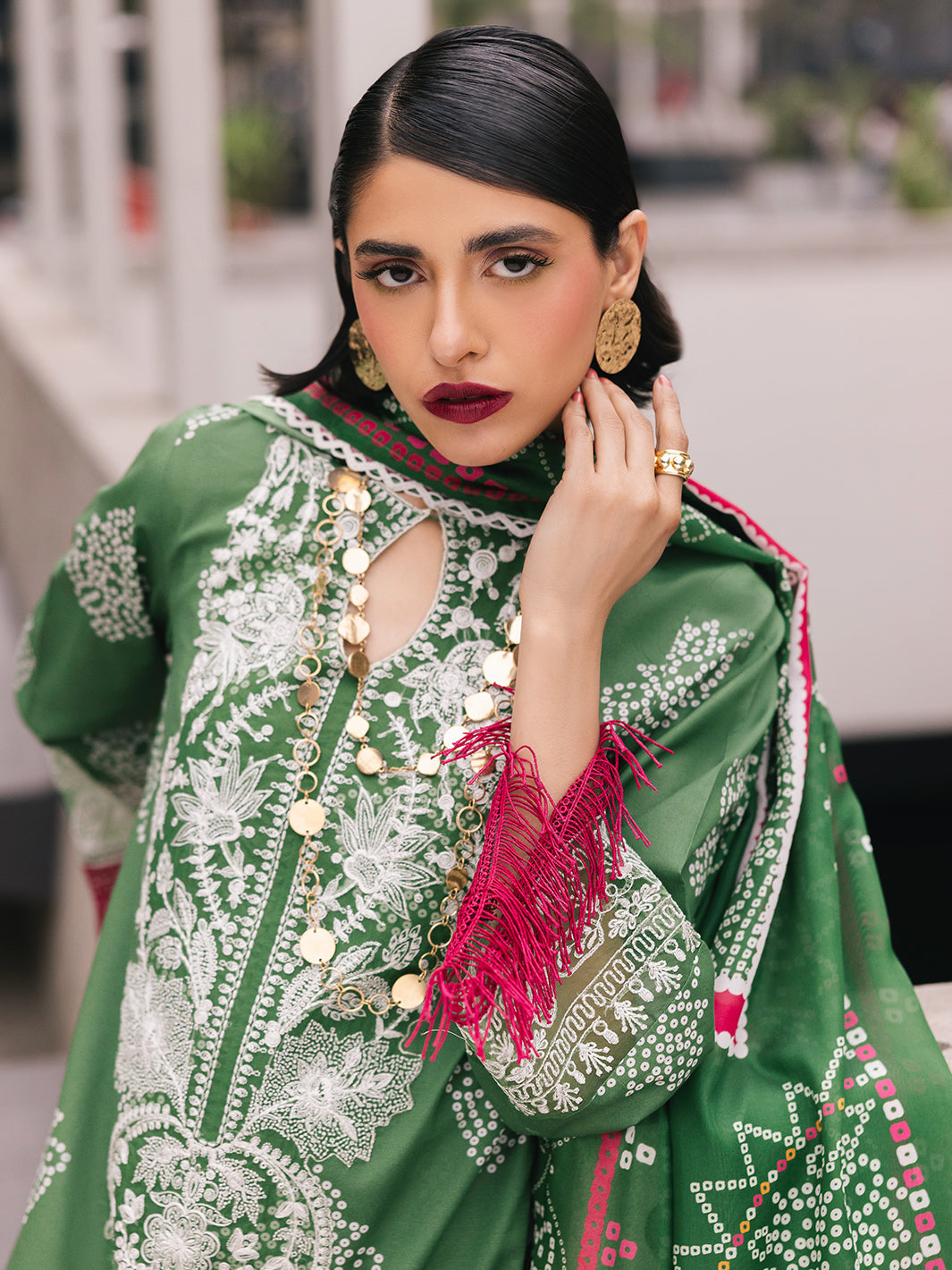 Mahnur | Broadway Luxury Lawn 25 | Sagebloom - by - Libasekhas UK - Registered Vendor of : Mahnur - 100% Original Designer Dresss