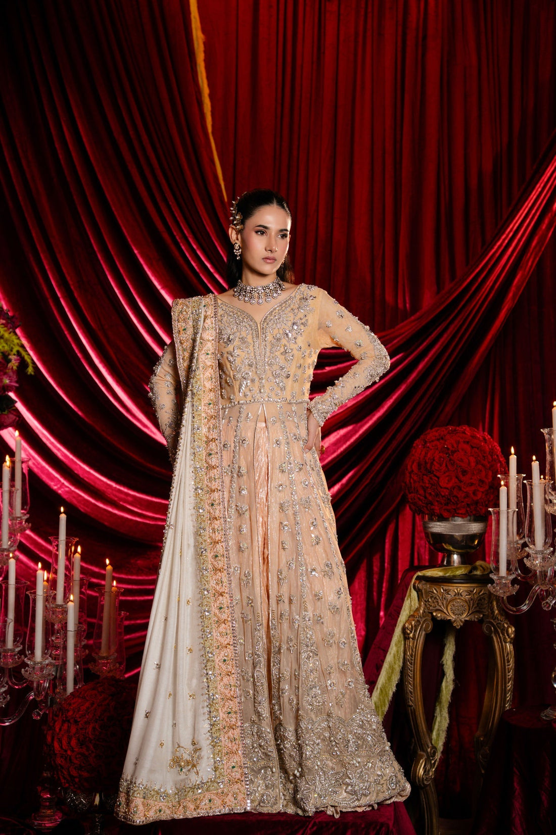 Sable Vogue | Laal Bagh Bridal Collection | SLB-1375 - by Libasekhas UK - Registered Vendor of : Sable Vogue - 100% Original Designer Dress