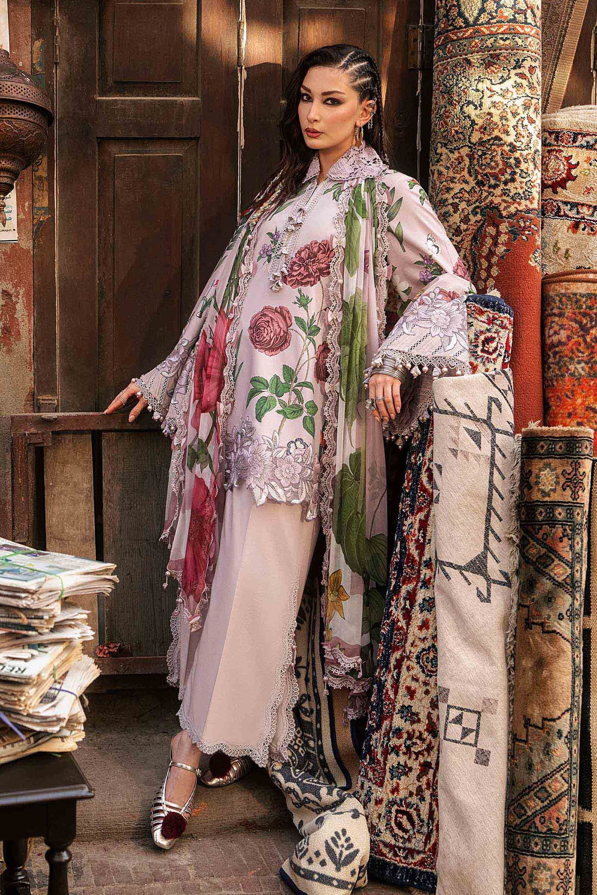 Maria B | M Prints Winter Fall 2026 | MPT-3109-A - by Libasekhas UK - Registered Vendor of : Maria B - 100% Original Designer Dress