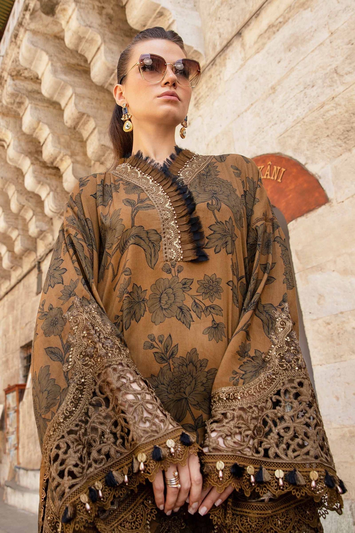 Maria B | M Prints Fall Edit 24 |  MPT-2309-A - by - Libasekhas UK - Registered Vendor of : Maria B - 100% Original Designer Dresss