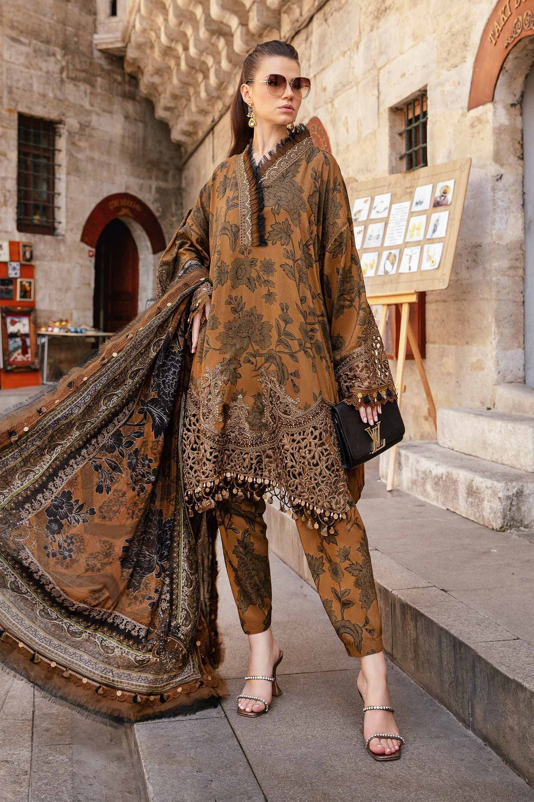 Maria B | M Prints Fall Edit 24 |  MPT-2309-A - by - Libasekhas UK - Registered Vendor of : Maria B - 100% Original Designer Dresss