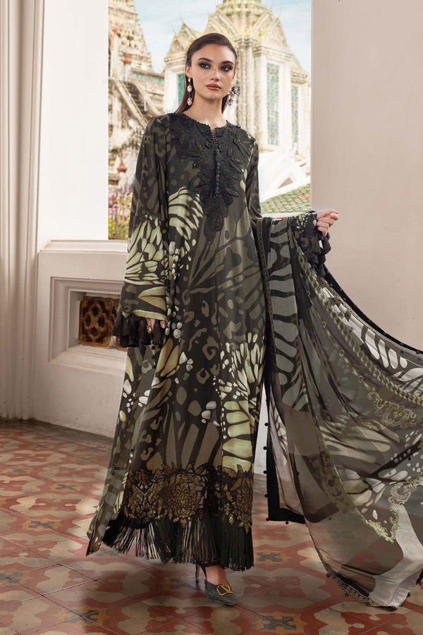 Maria B | M Prints Winter 25 | MPT-2809-A - by Libasekhas UK - Registered Vendor of : Maria B - 100% Original Designer Dress