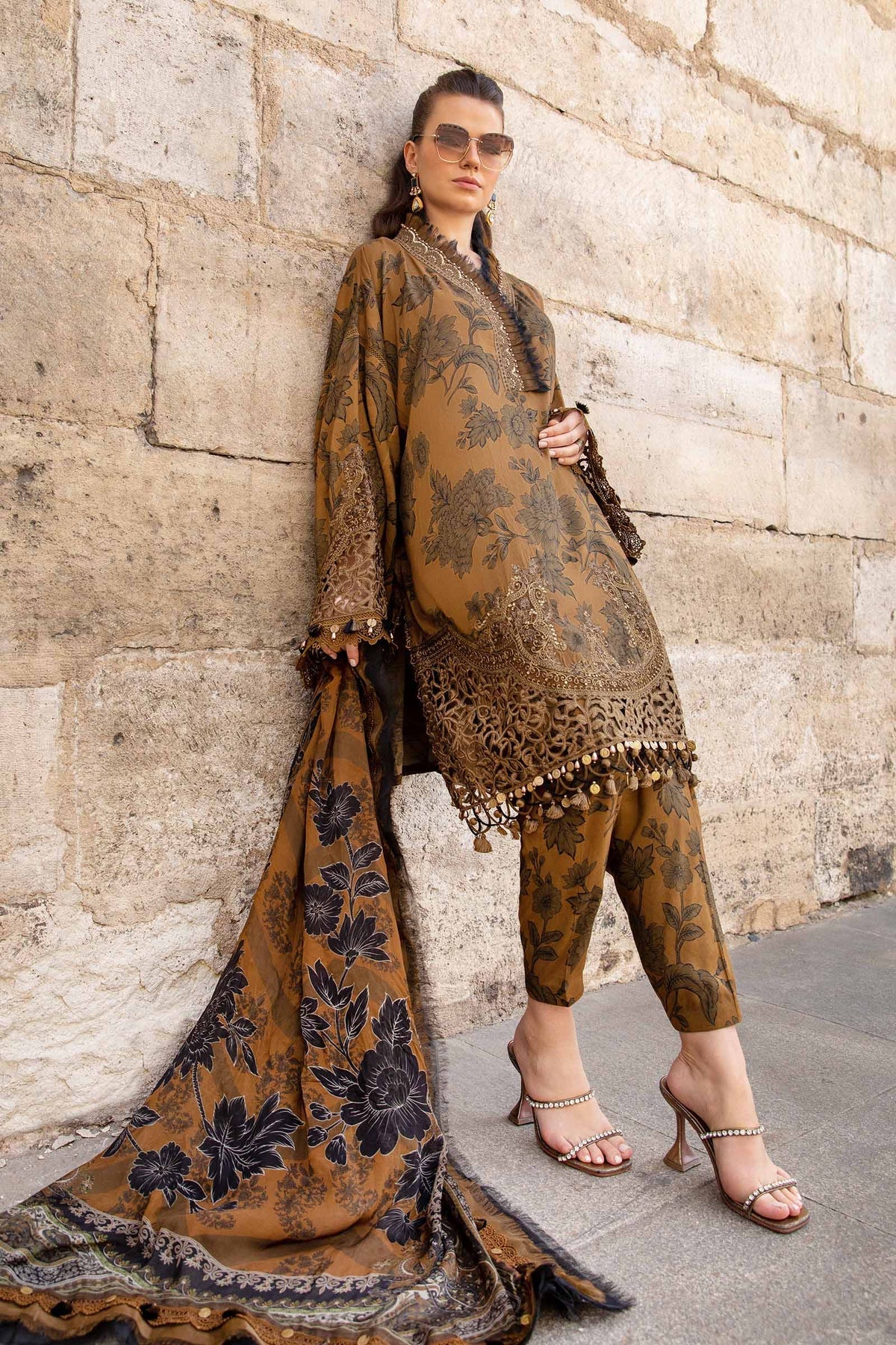 Maria B | M Prints Fall Edit 24 |  MPT-2309-A - by - Libasekhas UK - Registered Vendor of : Maria B - 100% Original Designer Dresss