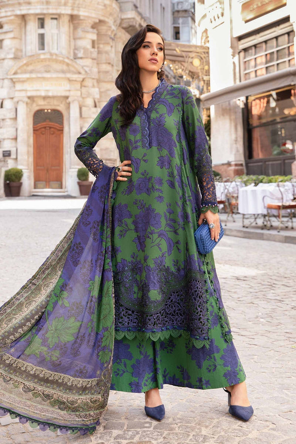 Maria B | M Prints Fall Edit 24 | MPT-2309-B - by - Libasekhas UK - Registered Vendor of : Maria B - 100% Original Designer Dresss