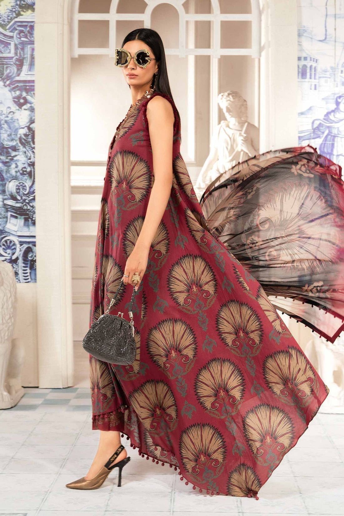 Maria.B | M Print Eid Edit | MPT-2209-B - by - Libasekhas UK - Registered Vendor of : Maria B - 100% Original Designer Dresss