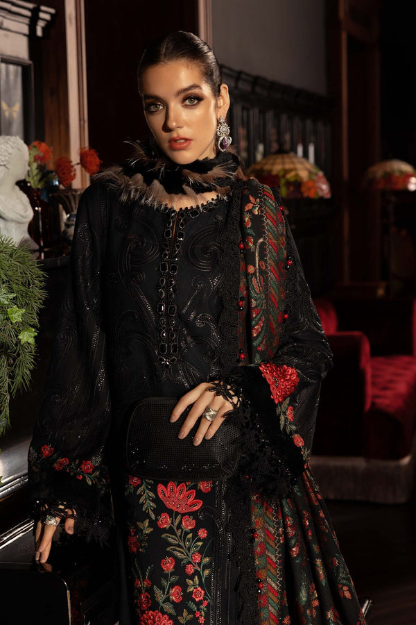 Maria B | Winter Luxe 25 | WL-1309 - by Libasekhas UK - Registered Vendor of : Maria B - 100% Original Designer Dress
