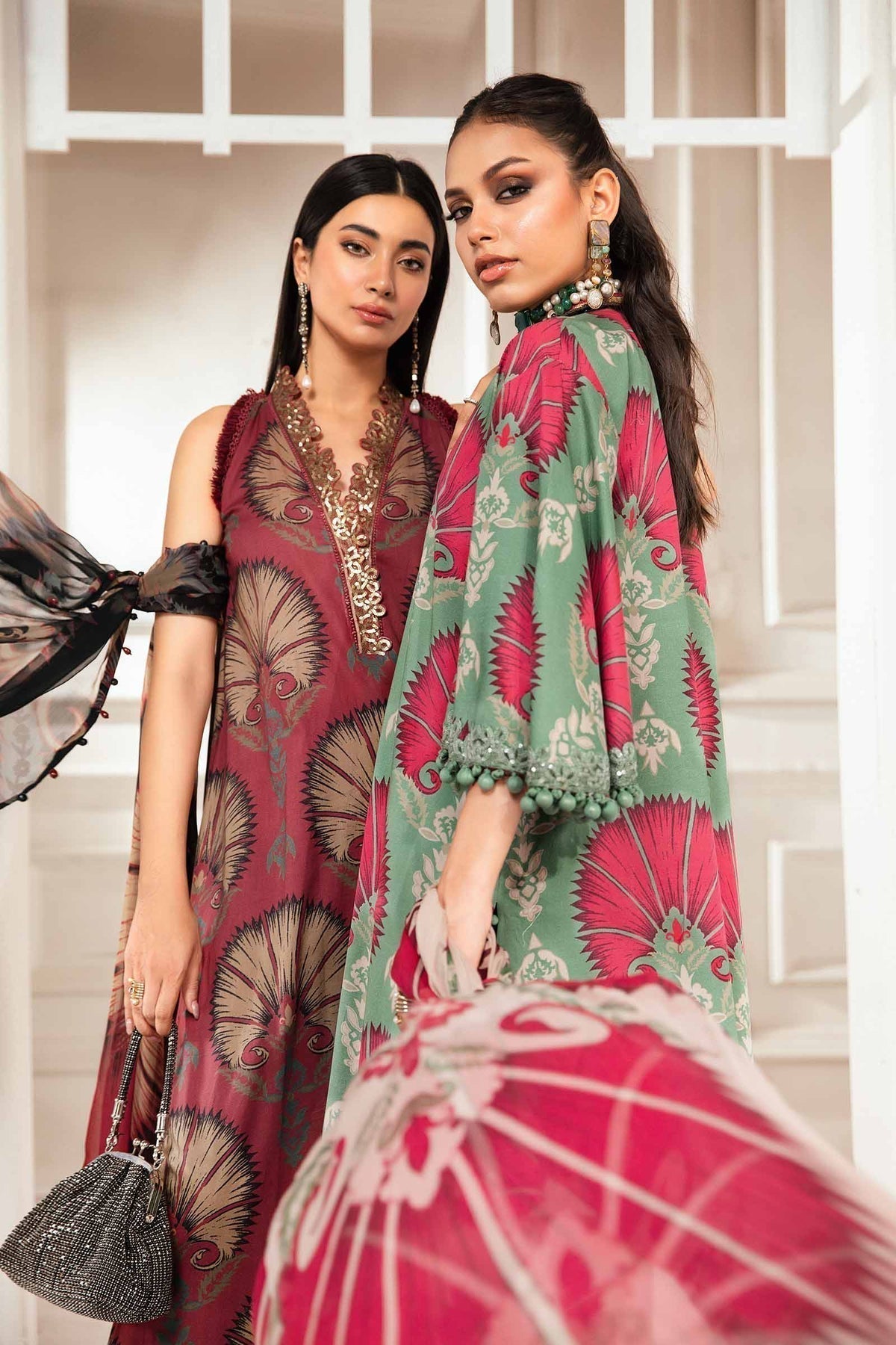 Maria.B | M Print Eid Edit | MPT-2209-A - by - Libasekhas UK - Registered Vendor of : Maria B - 100% Original Designer Dresss