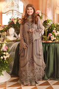 Maria B | Royale Tea Affair | MPC-26-201-Antique Grey - by Libasekhas UK - Registered Vendor of : Maria B - 100% Original Designer Dress