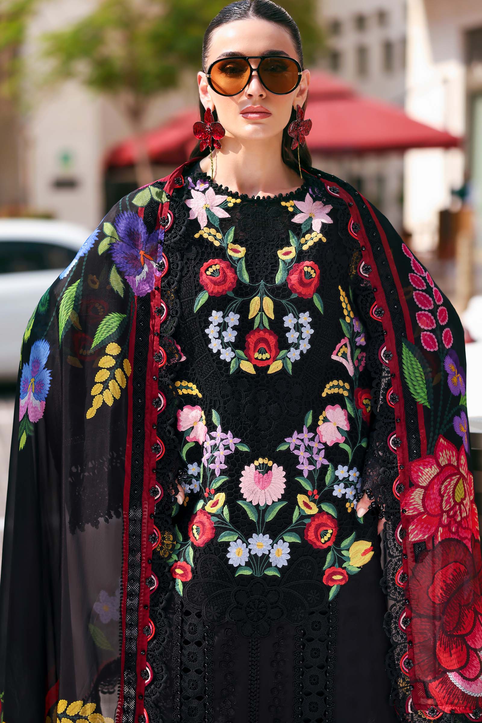 Maria B | Lawn 26 | D-2610-B - by Libasekhas UK - Registered Vendor of : Maria B - 100% Original Designer Dress