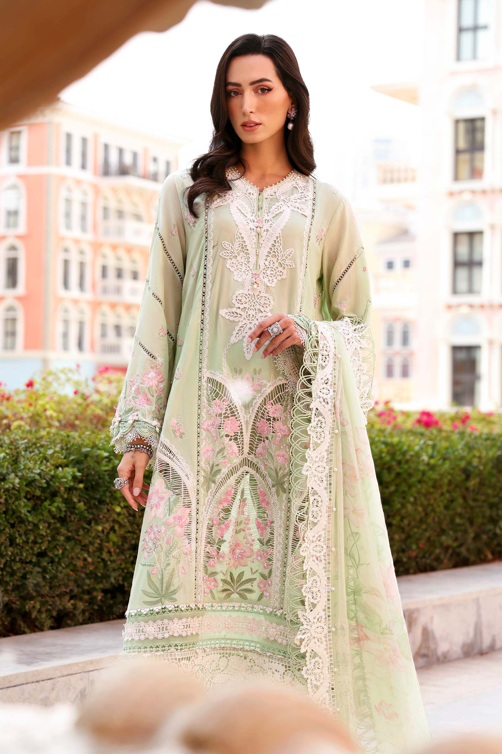 Maria B | Lawn 26 | D-2611-A - by Libasekhas UK - Registered Vendor of : Maria B - 100% Original Designer Dress