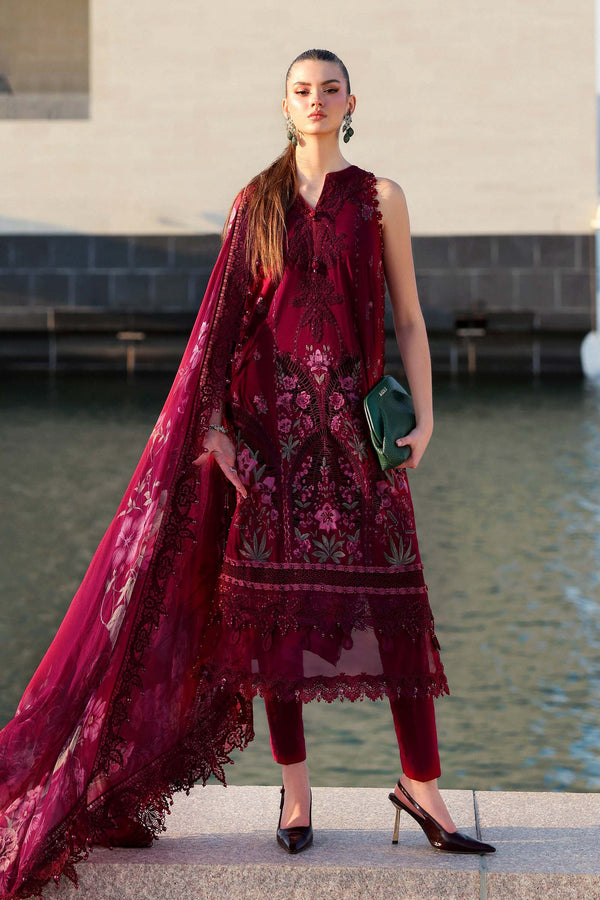 Maria B | Lawn 26 | D-2611-B - by Libasekhas UK - Registered Vendor of : Maria B - 100% Original Designer Dress