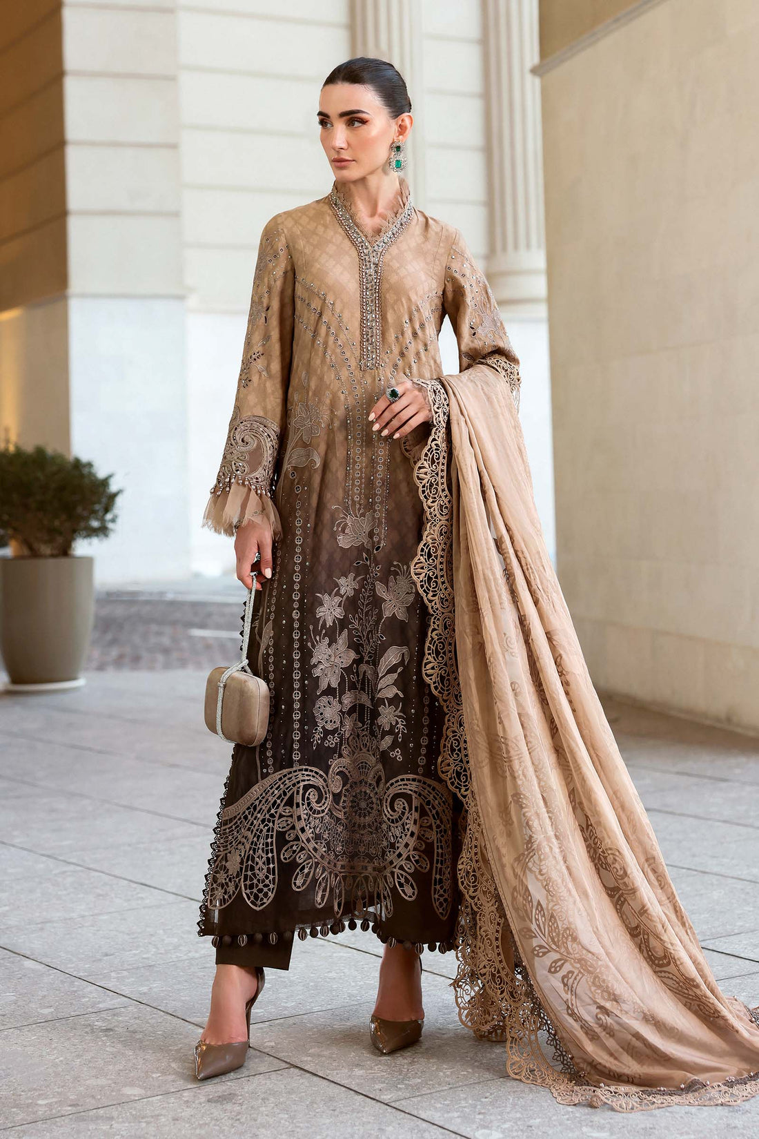 Maria B | Lawn 26 | D-2601-A - by Libasekhas UK - Registered Vendor of : Maria B - 100% Original Designer Dress