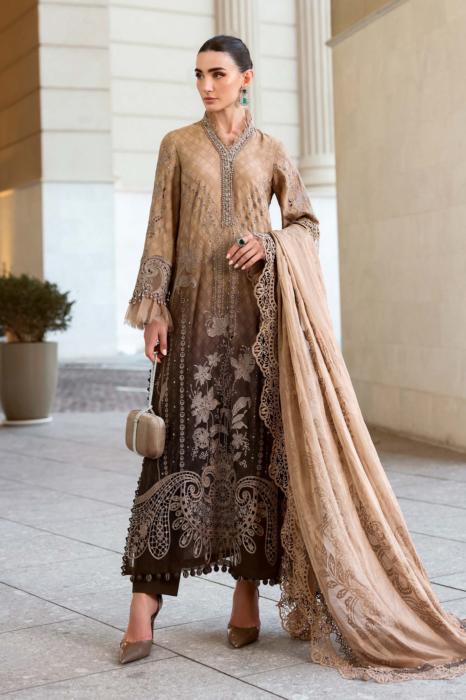 Maria B | Lawn 26 | D-2601-A - by Libasekhas UK - Registered Vendor of : Maria B - 100% Original Designer Dress