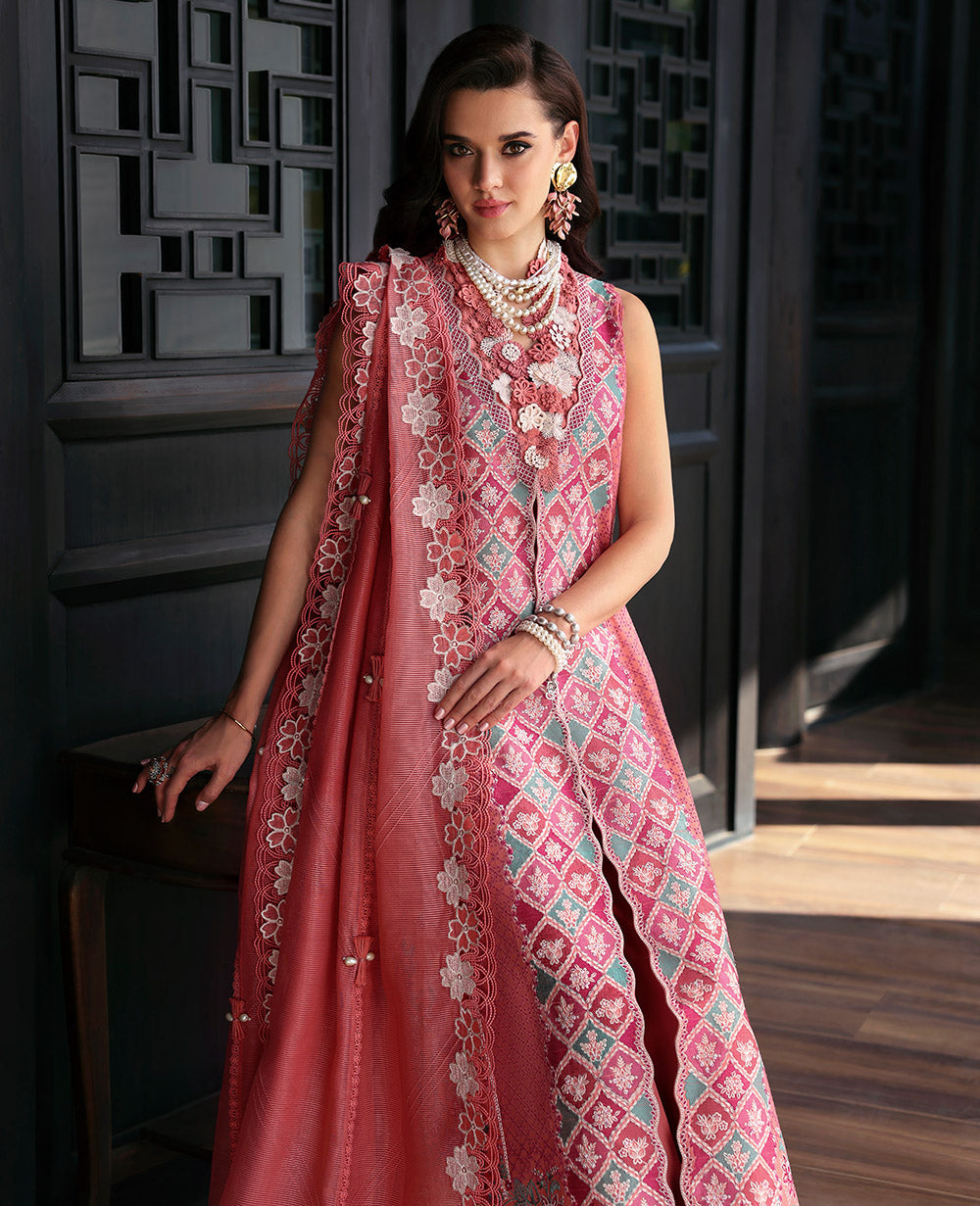 Republic Womenswear | Kalani Eid Luxury Lawn 25 | D1-A - Ayra - by - Libasekhas UK - Registered Vendor of : Republic Womenswear - 100% Original Designer Dresss