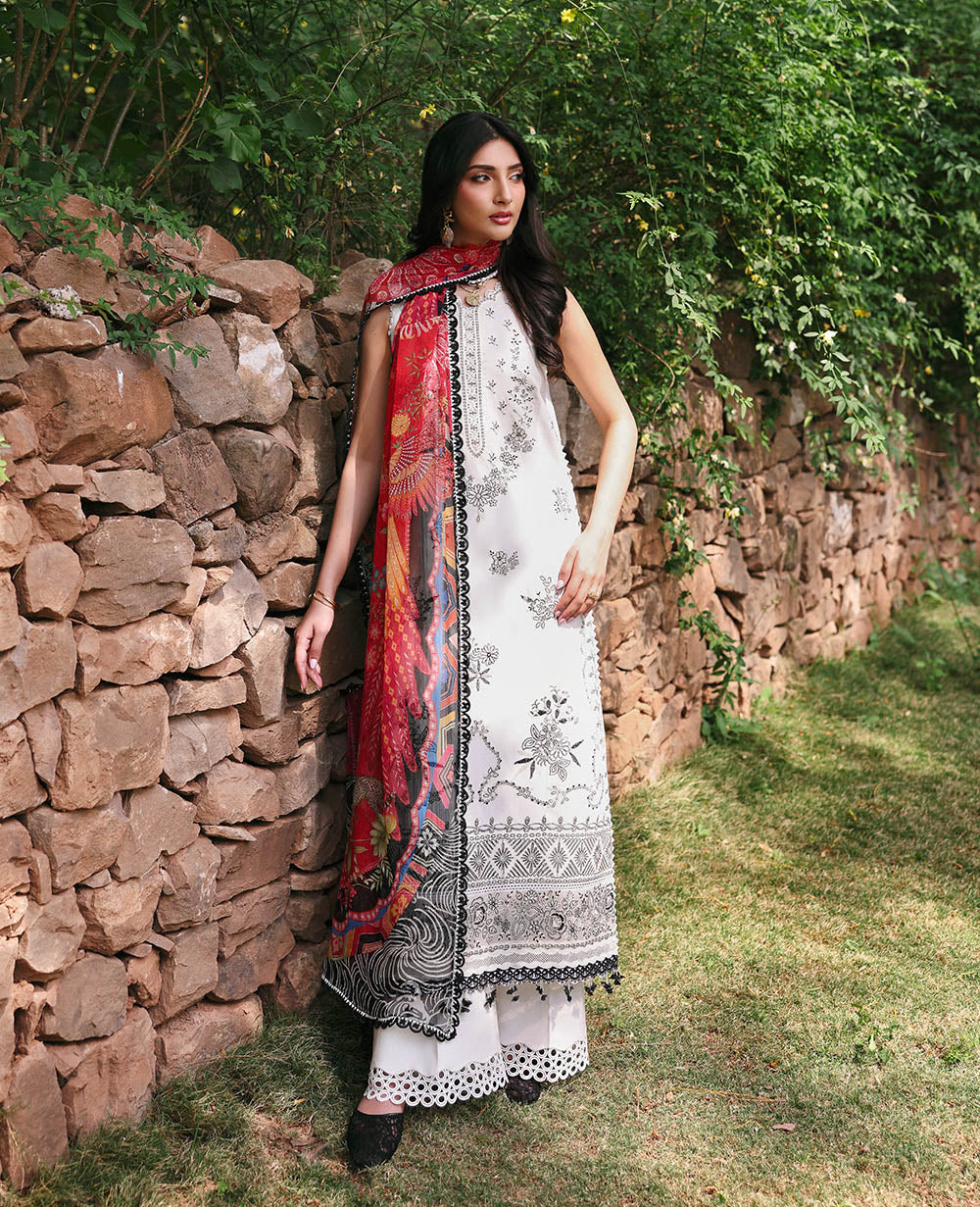 Republic Womenswear | Talia Luxury Lawn 25 | D1-B - Lunara - by - Libasekhas UK - Registered Vendor of : Republic Womenswear - 100% Original Designer Dresss
