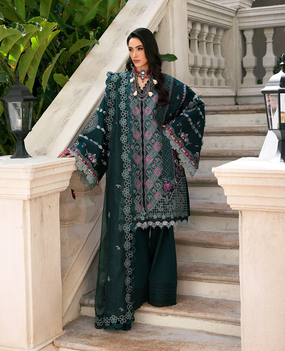 Republic Womenswear | Kalani Eid Luxury Lawn 25 | D1-B - Zehra - by - Libasekhas UK - Registered Vendor of : Republic Womenswear - 100% Original Designer Dresss