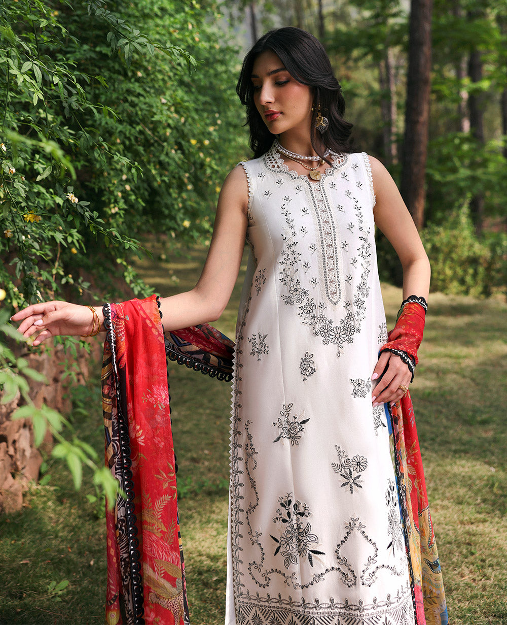 Republic Womenswear | Talia Luxury Lawn 25 | D1-B - Lunara - by - Libasekhas UK - Registered Vendor of : Republic Womenswear - 100% Original Designer Dresss