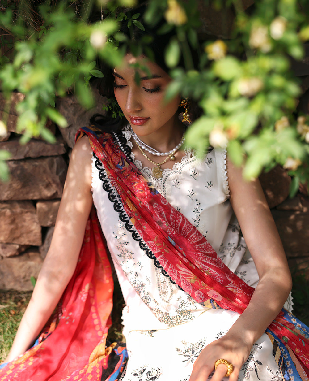 Republic Womenswear | Talia Luxury Lawn 25 | D1-B - Lunara - by - Libasekhas UK - Registered Vendor of : Republic Womenswear - 100% Original Designer Dresss