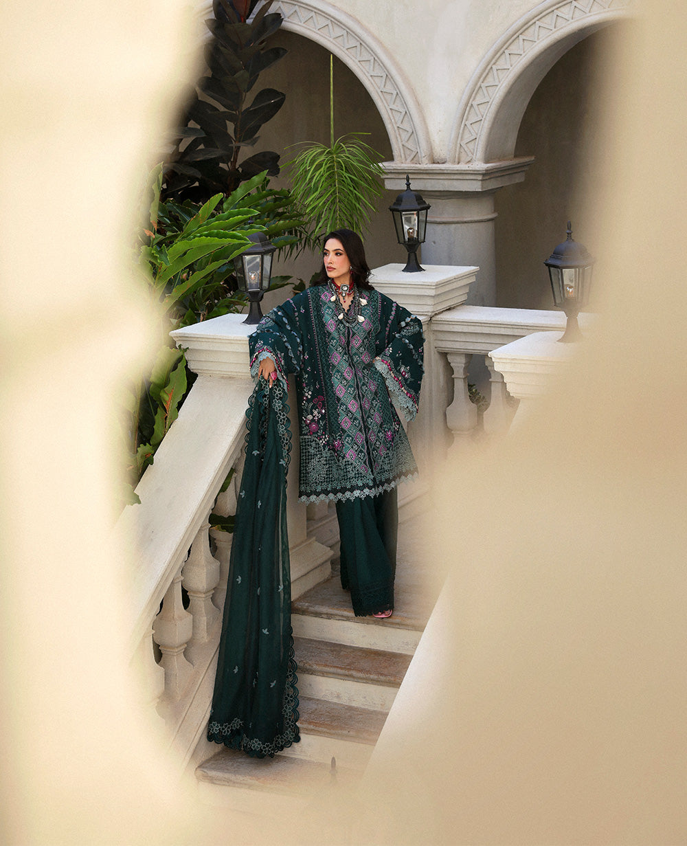 Republic Womenswear | Kalani Eid Luxury Lawn 25 | D1-B - Zehra - by - Libasekhas UK - Registered Vendor of : Republic Womenswear - 100% Original Designer Dresss