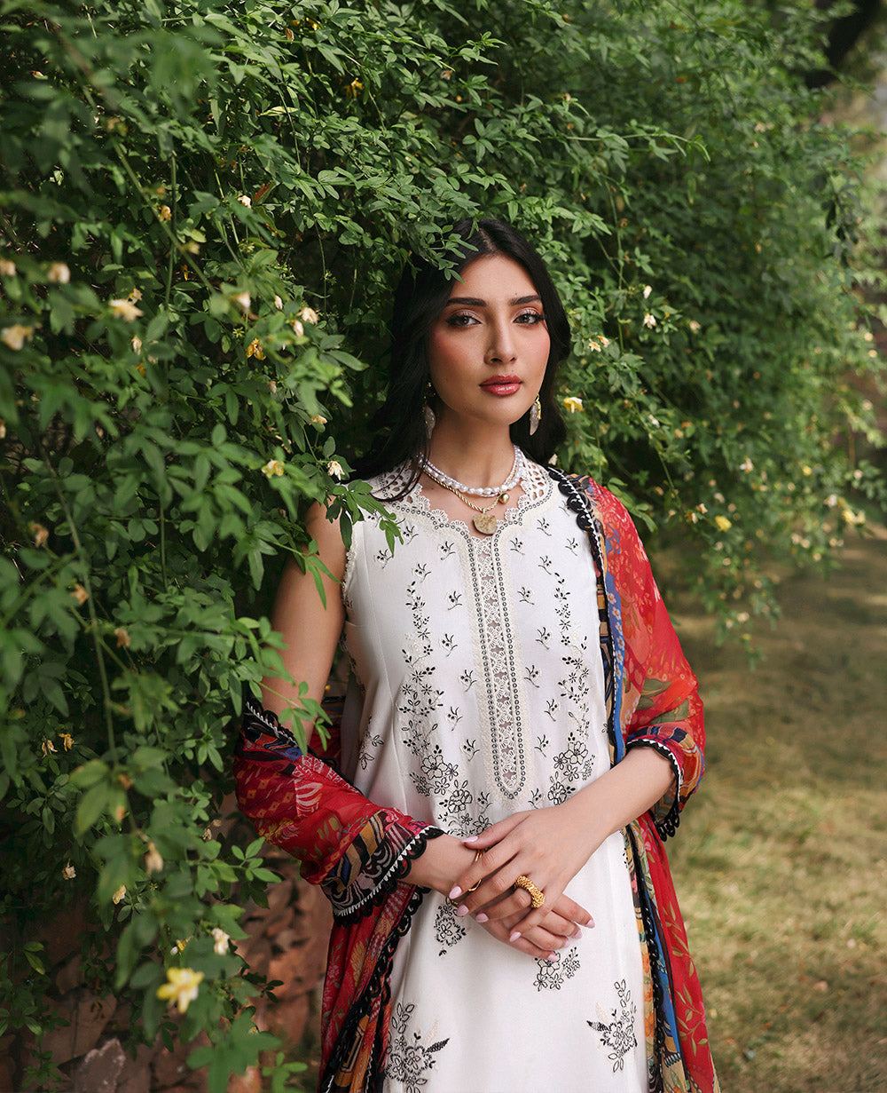 Republic Womenswear | Talia Luxury Lawn 25 | D1-B - Lunara - by - Libasekhas UK - Registered Vendor of : Republic Womenswear - 100% Original Designer Dresss