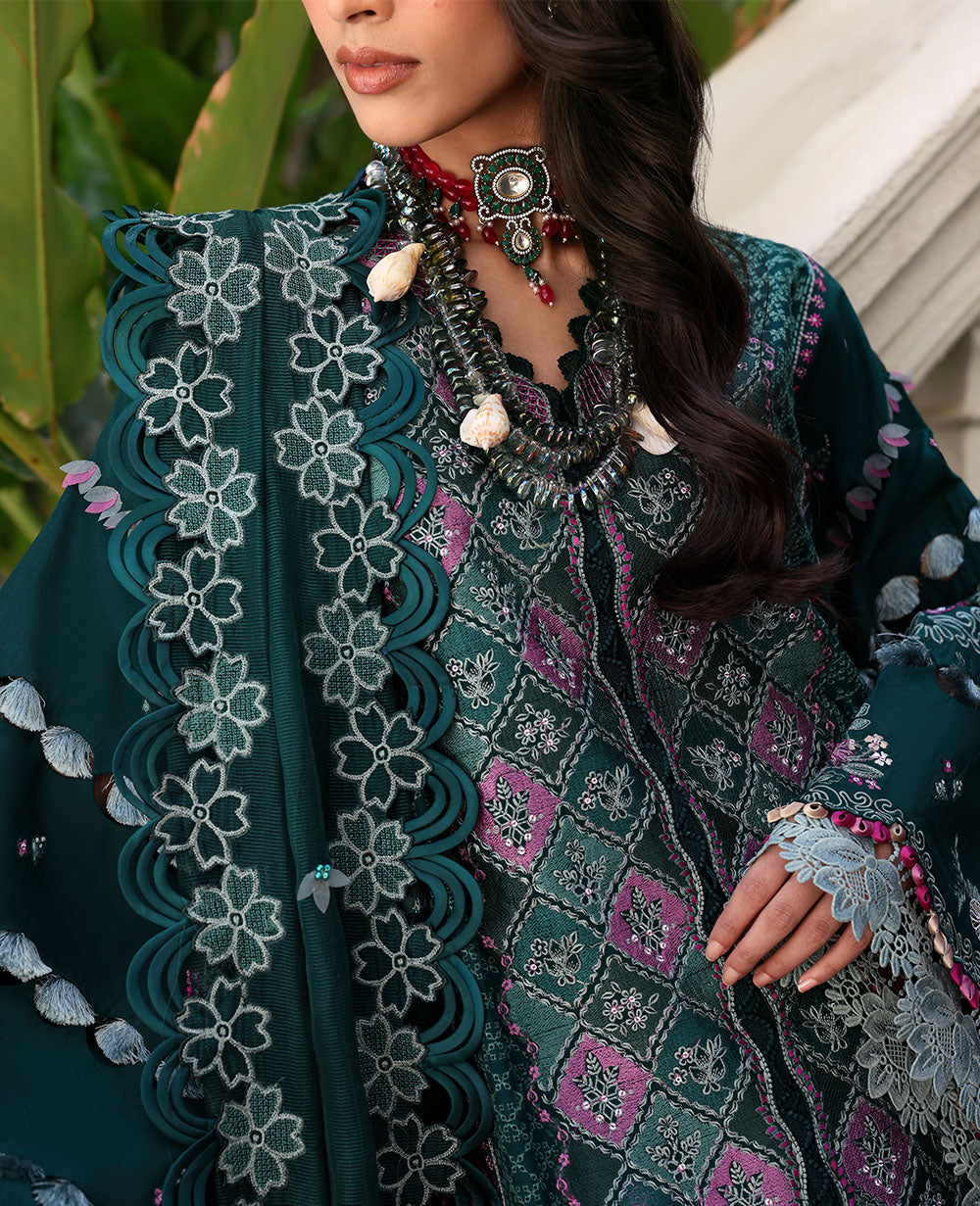 Republic Womenswear | Kalani Eid Luxury Lawn 25 | D1-B - Zehra - by - Libasekhas UK - Registered Vendor of : Republic Womenswear - 100% Original Designer Dresss