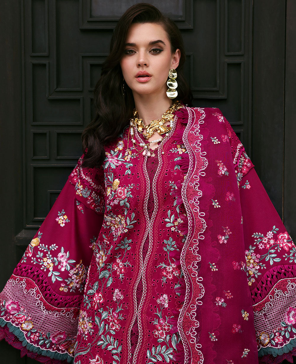 Republic Womenswear | Kalani Eid Luxury Lawn 25 | D2-A - Ayla - by - Libasekhas UK - Registered Vendor of : Republic Womenswear - 100% Original Designer Dresss