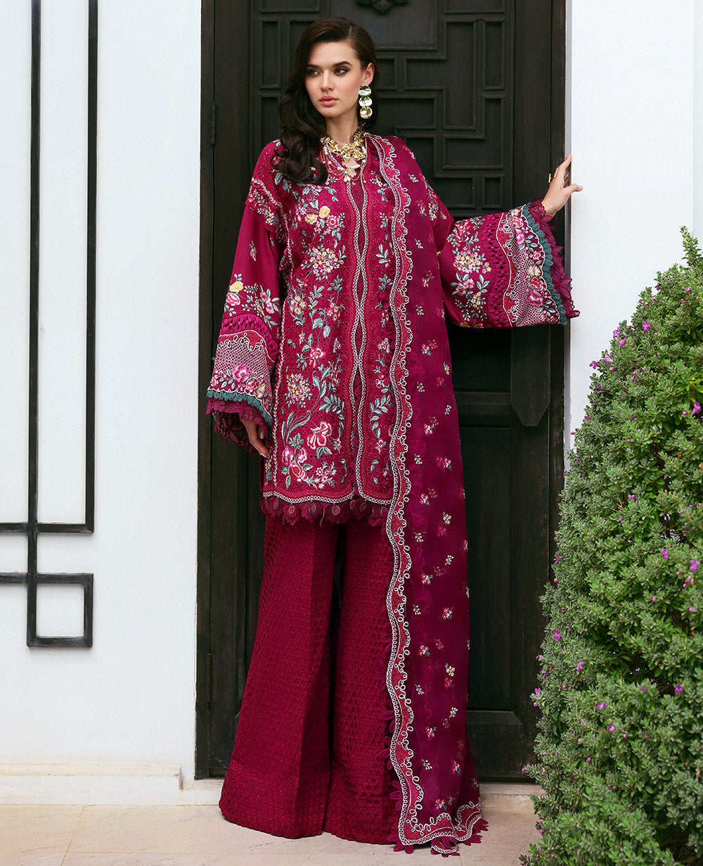 Republic Womenswear | Kalani Eid Luxury Lawn 25 | D2-A - Ayla - by - Libasekhas UK - Registered Vendor of : Republic Womenswear - 100% Original Designer Dresss