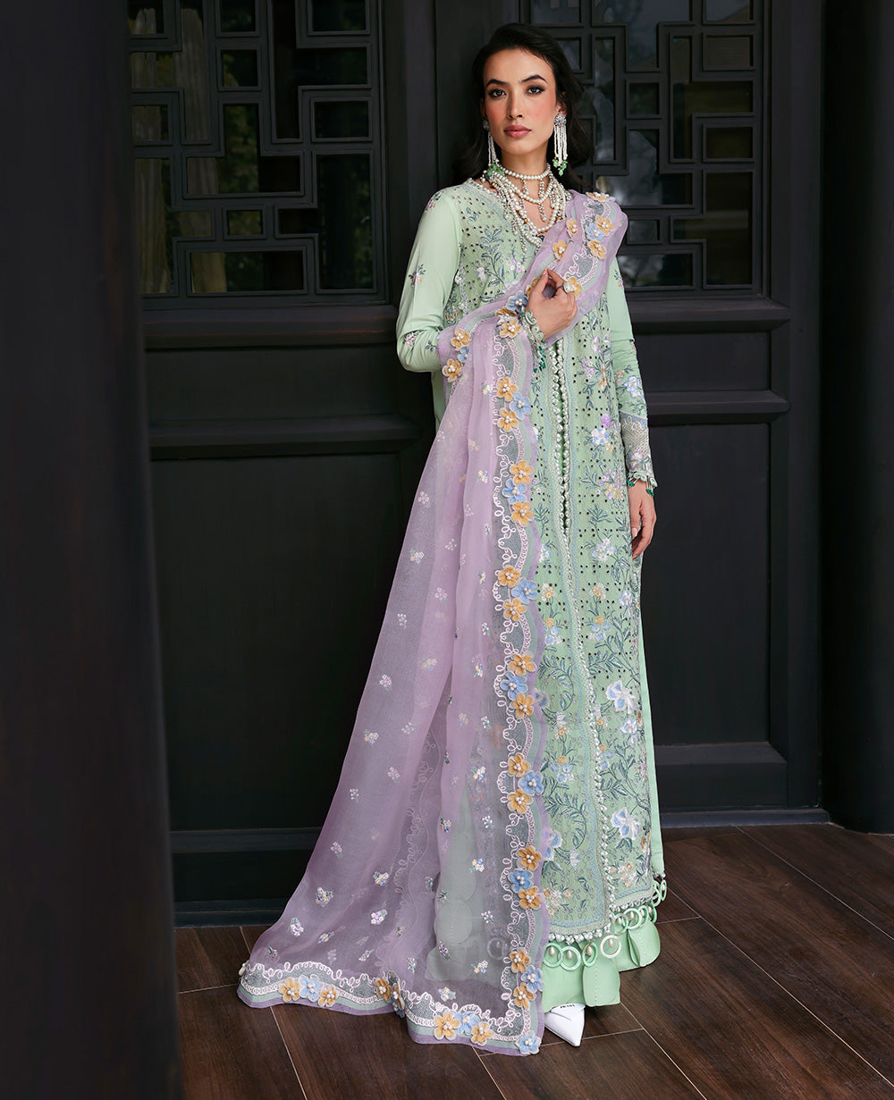 Republic Womenswear | Kalani Eid Luxury Lawn 25 | D2-B - Arzoo - by - Libasekhas UK - Registered Vendor of : Republic Womenswear - 100% Original Designer Dresss