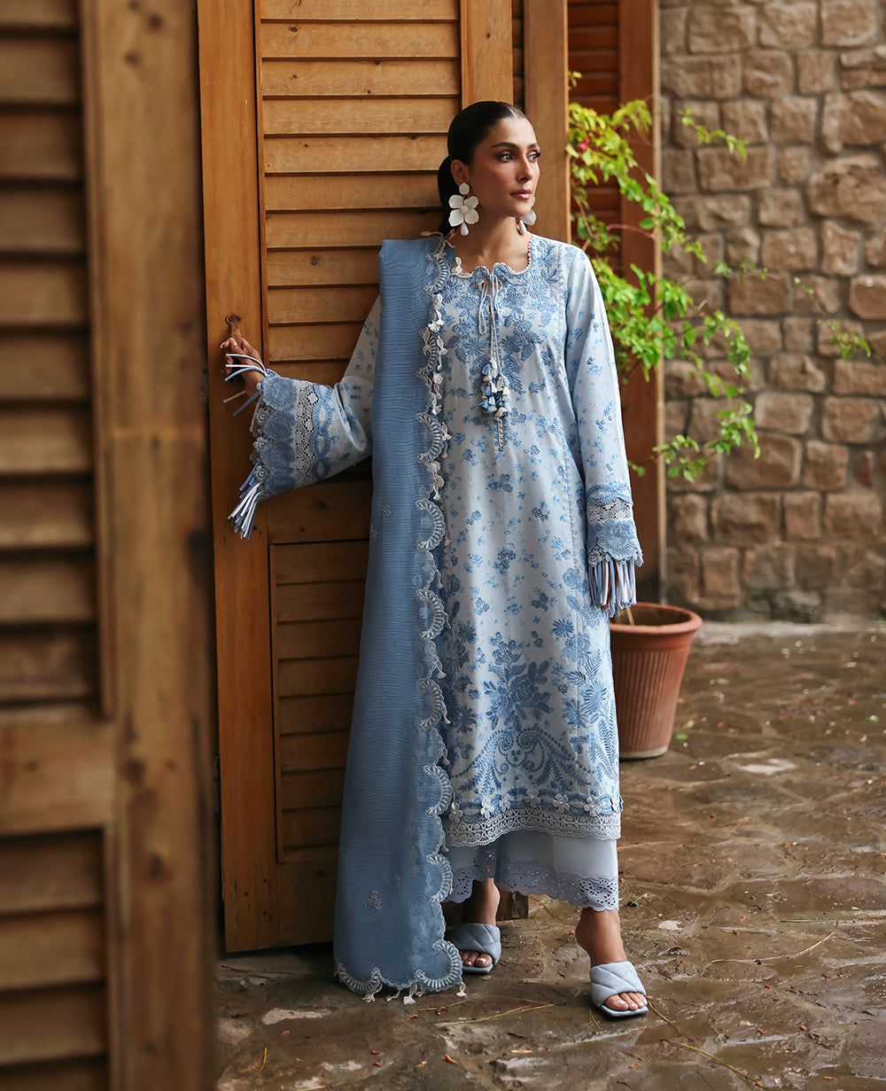 Republic Womenswear | Talia Luxury Lawn 25 | D2-B - Mireya - by - Libasekhas UK - Registered Vendor of : Republic Womenswear - 100% Original Designer Dresss