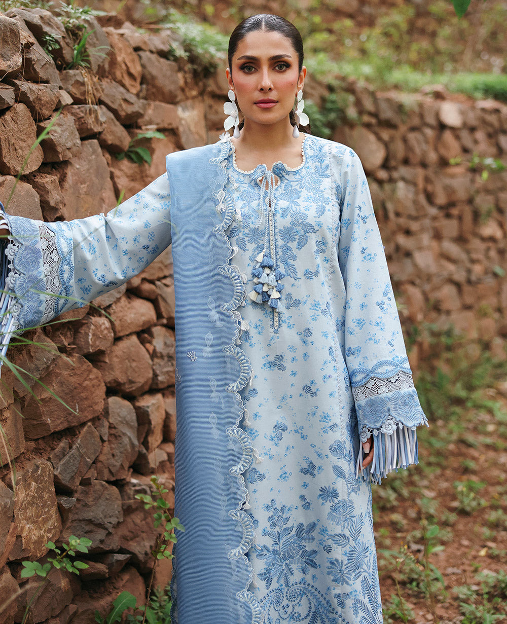 Republic Womenswear | Talia Luxury Lawn 25 | D2-B - Mireya - by - Libasekhas UK - Registered Vendor of : Republic Womenswear - 100% Original Designer Dresss