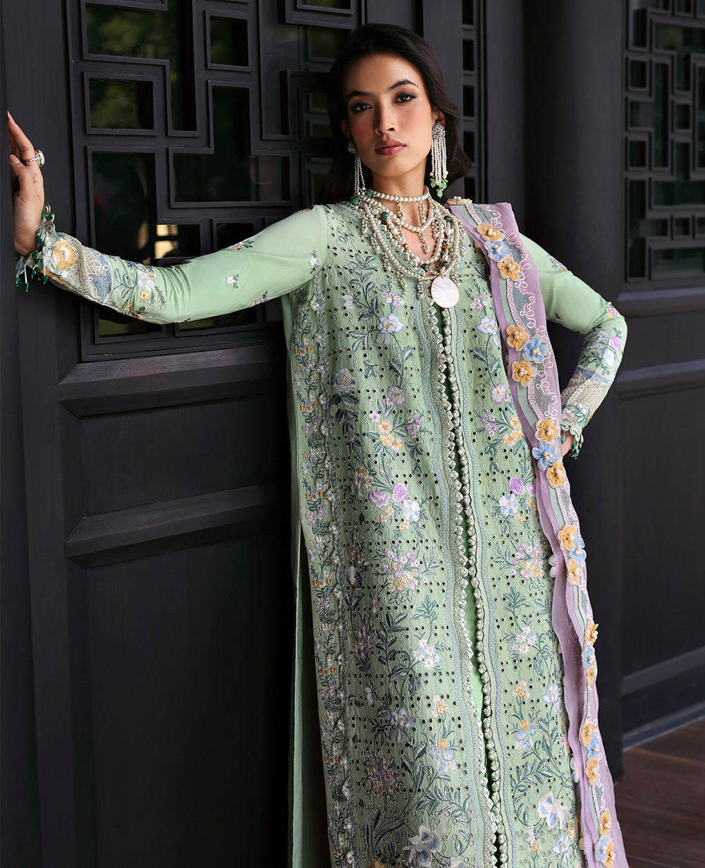 Republic Womenswear | Kalani Eid Luxury Lawn 25 | D2-B - Arzoo - by - Libasekhas UK - Registered Vendor of : Republic Womenswear - 100% Original Designer Dresss