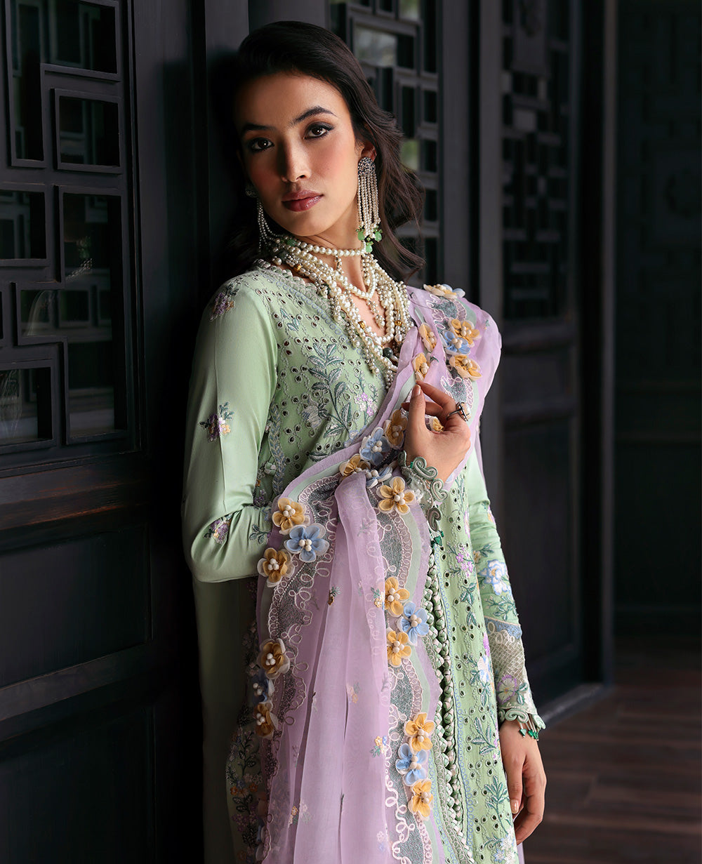 Republic Womenswear | Kalani Eid Luxury Lawn 25 | D2-B - Arzoo - by - Libasekhas UK - Registered Vendor of : Republic Womenswear - 100% Original Designer Dresss