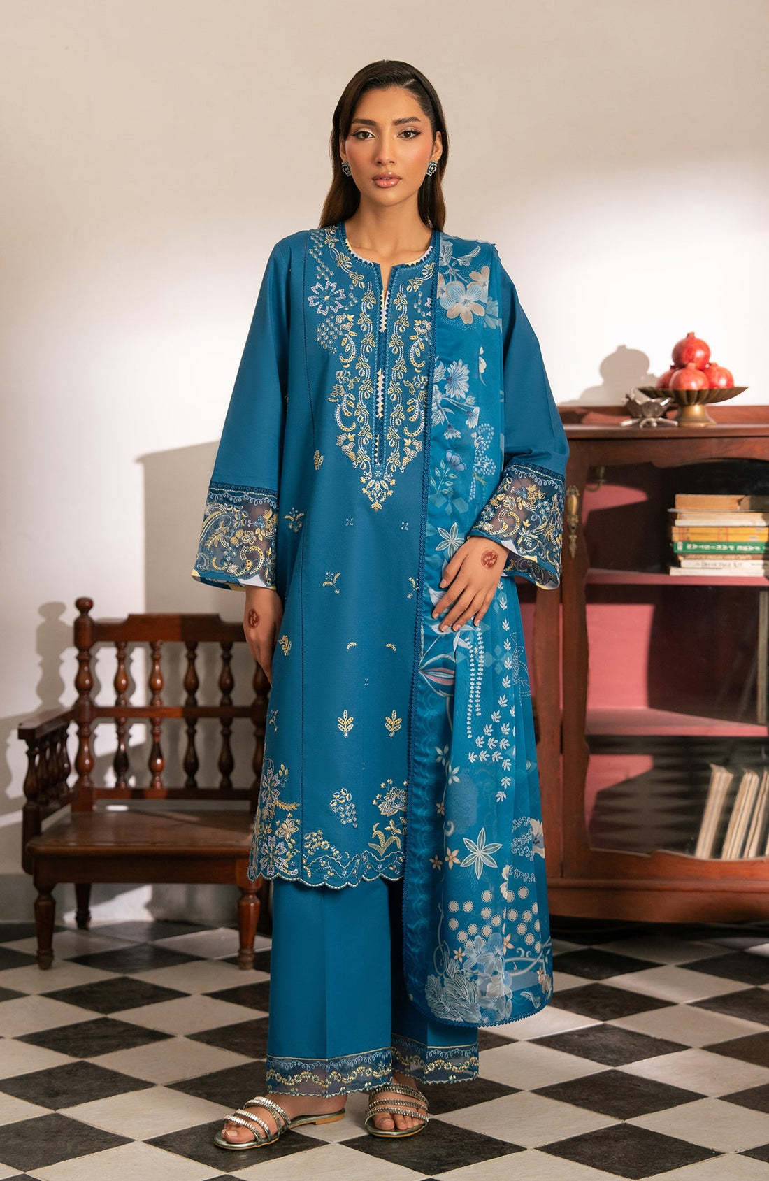 Seran | Luxury Lawn |Sahar - by Libasekhas UK - Registered Vendor of : Seran - 100% Original Designer Dress