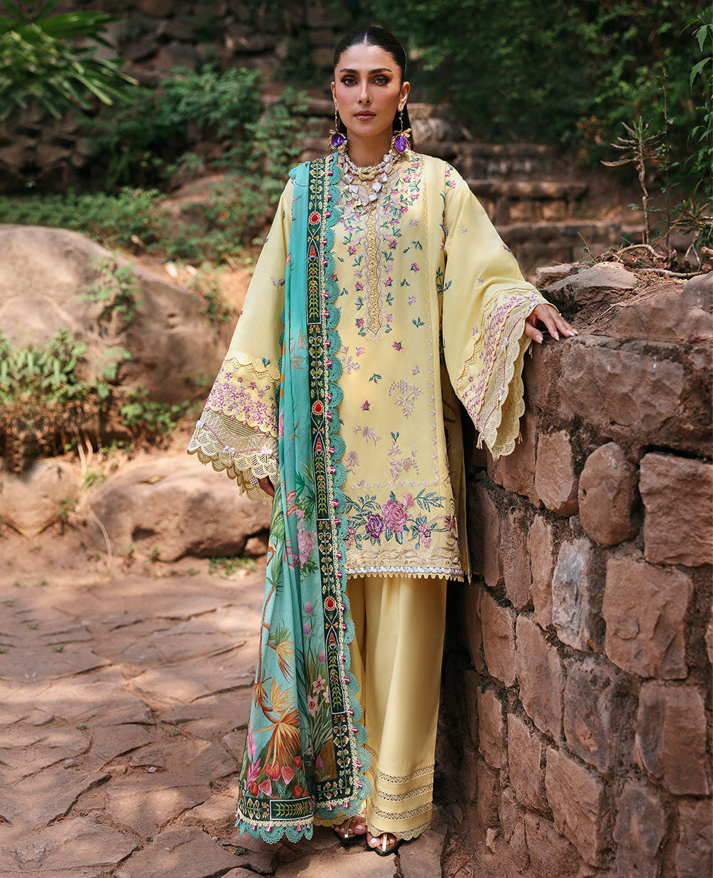 Republic Womenswear | Talia Luxury Lawn 25 | D3-A - Lina - by - Libasekhas UK - Registered Vendor of : Republic Womenswear - 100% Original Designer Dresss