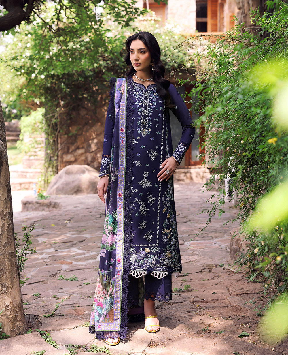 Republic Womenswear | Talia Luxury Lawn 25 | D3-B - Saia - by - Libasekhas UK - Registered Vendor of : Republic Womenswear - 100% Original Designer Dresss