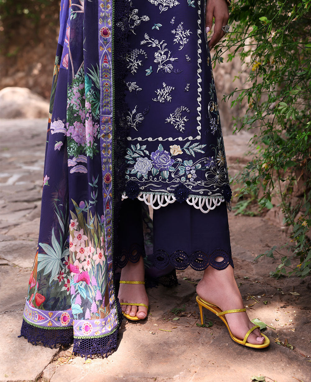 Republic Womenswear | Talia Luxury Lawn 25 | D3-B - Saia - by - Libasekhas UK - Registered Vendor of : Republic Womenswear - 100% Original Designer Dresss