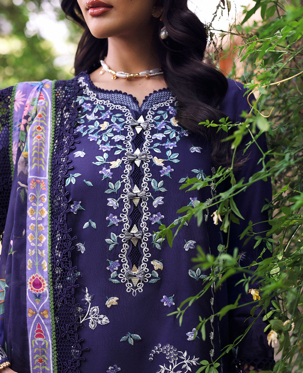 Republic Womenswear | Talia Luxury Lawn 25 | D3-B - Saia - by - Libasekhas UK - Registered Vendor of : Republic Womenswear - 100% Original Designer Dresss
