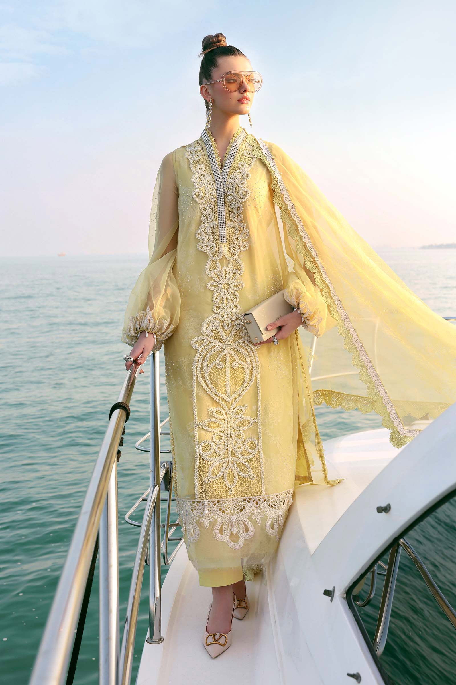 Maria B | Lawn 26 | D-2604-A - by Libasekhas UK - Registered Vendor of : Maria B - 100% Original Designer Dress