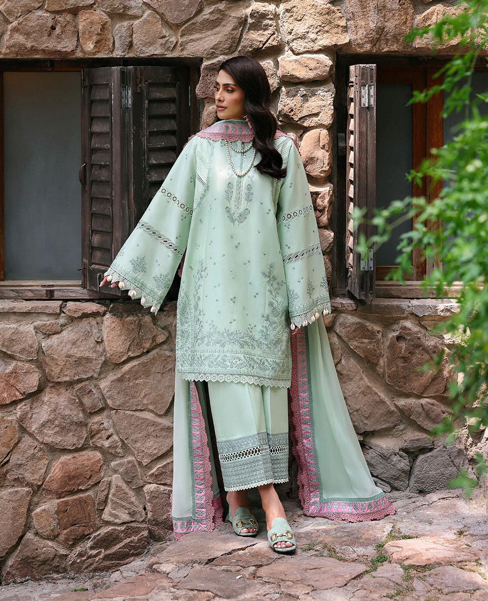 Republic Womenswear | Talia Luxury Lawn 25 | D4-A - Zayli - by - Libasekhas UK - Registered Vendor of : Republic Womenswear - 100% Original Designer Dresss