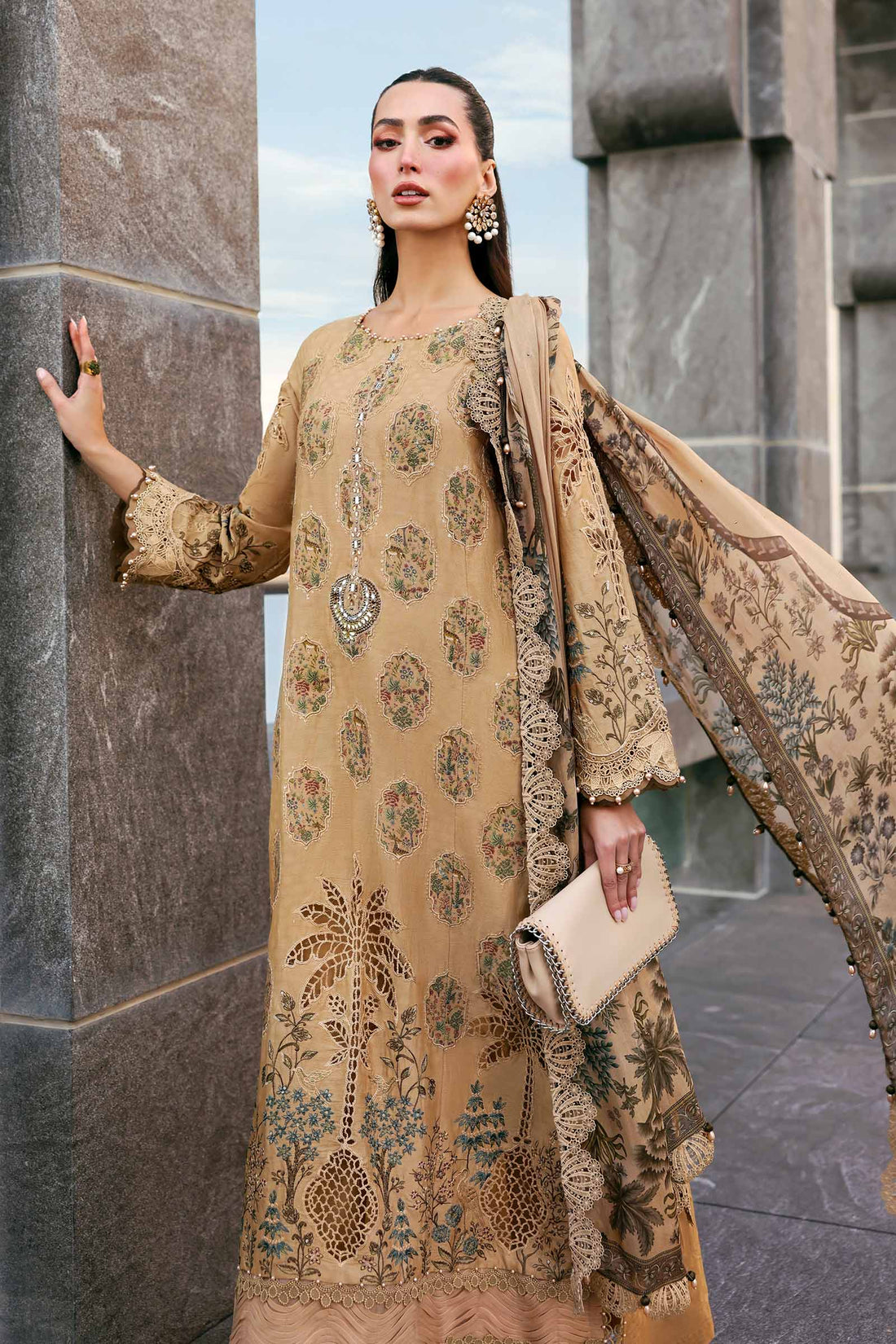 Maria B | Lawn 26 | D-2605-A - by Libasekhas UK - Registered Vendor of : Maria B - 100% Original Designer Dress