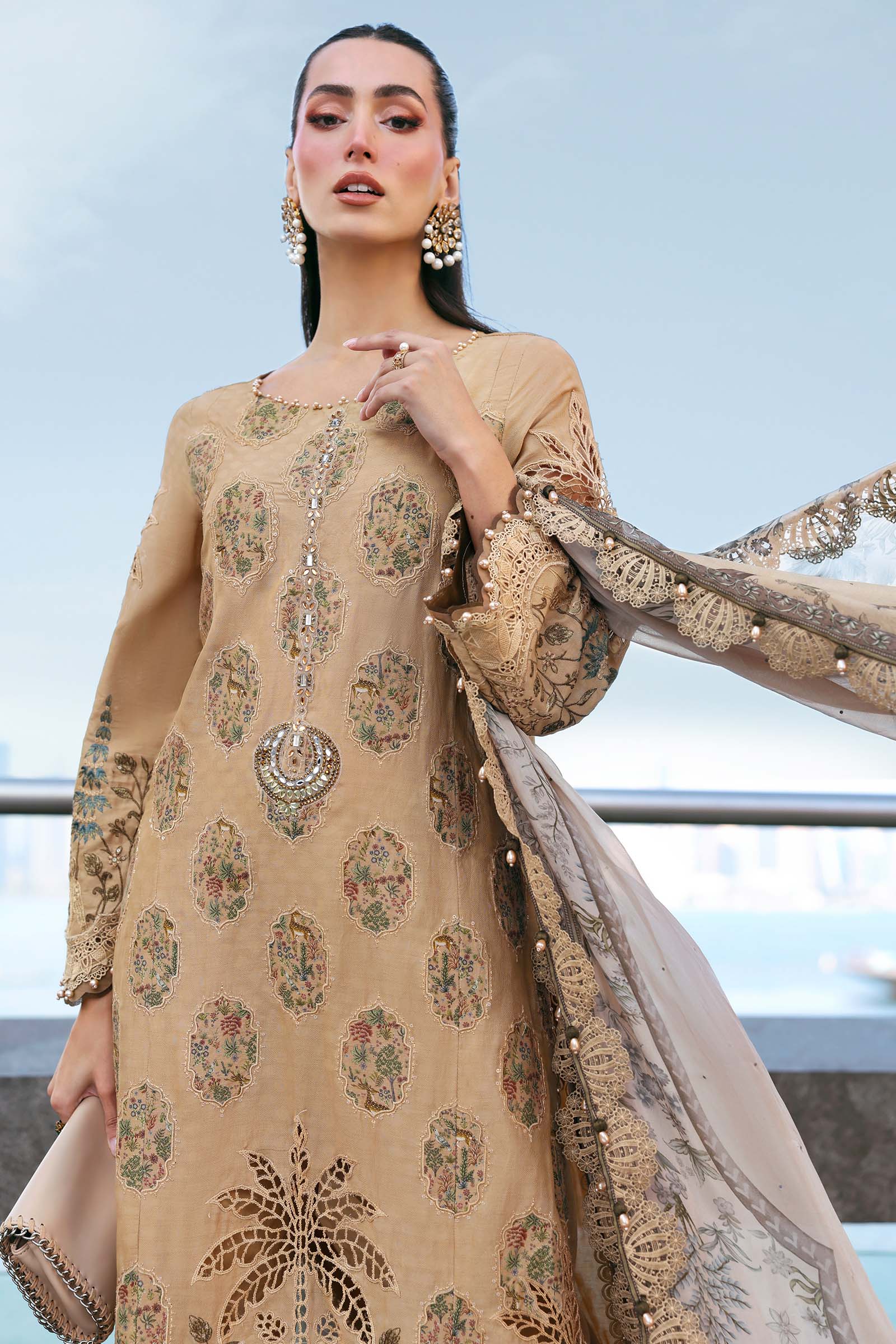 Maria B | Lawn 26 | D-2605-A - by Libasekhas UK - Registered Vendor of : Maria B - 100% Original Designer Dress