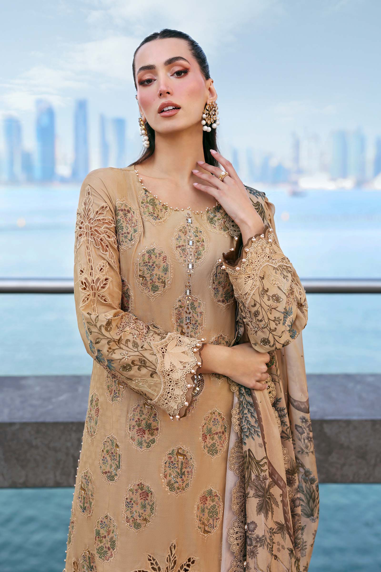 Maria B | Lawn 26 | D-2605-A - by Libasekhas UK - Registered Vendor of : Maria B - 100% Original Designer Dress