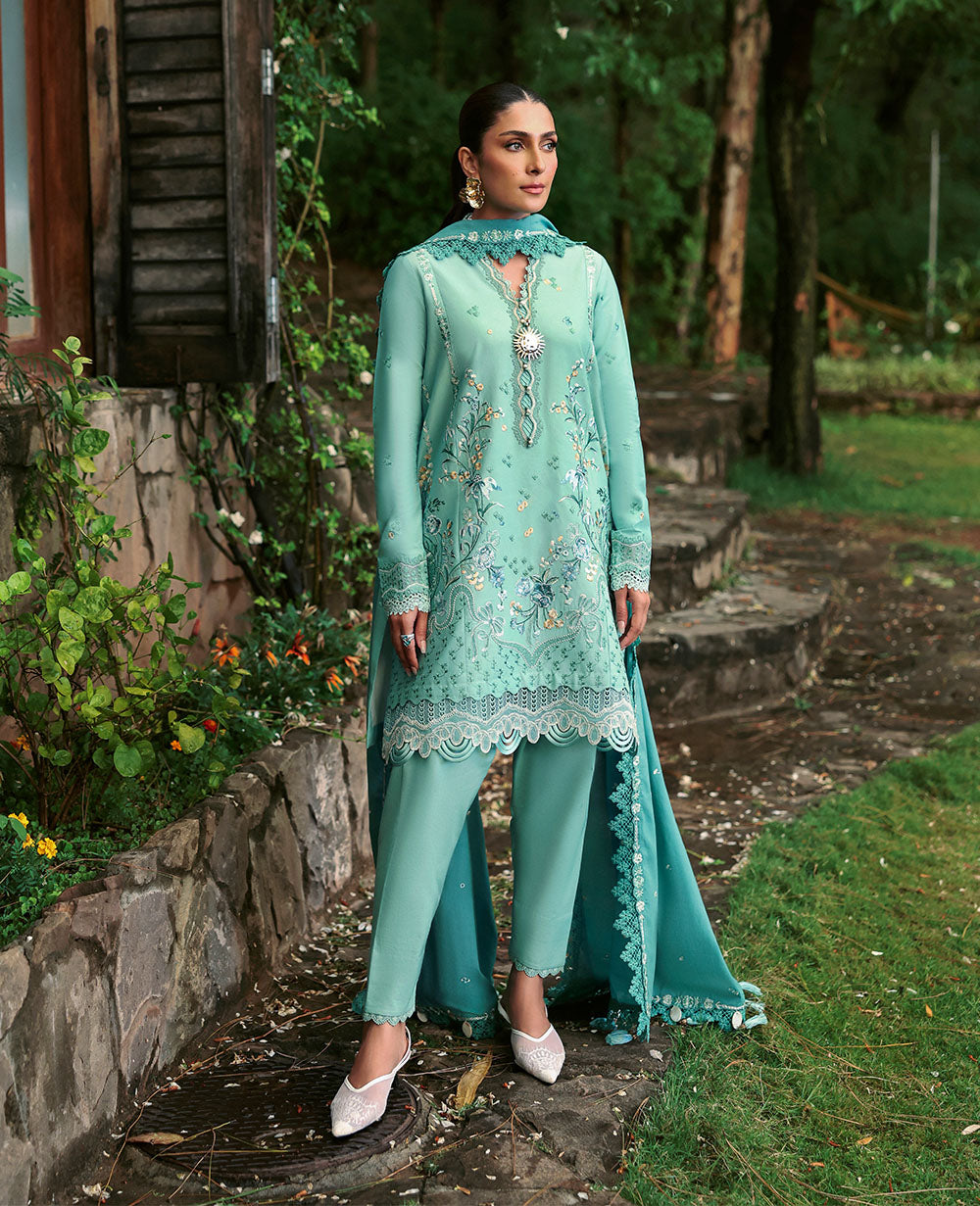 Republic Womenswear | Talia Luxury Lawn 25 | D5-A - Kaeliya - by - Libasekhas UK - Registered Vendor of : Republic Womenswear - 100% Original Designer Dresss